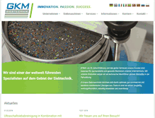 Tablet Screenshot of gkm-net.de